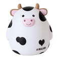 thumbnail image 1 of AMLESO Rodeo Piggy Bank Cow Waterproof Large Capacity Cartoon Creative Money Saving Box Milk white, 1 of 8