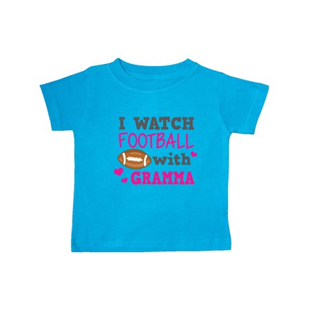 

Inktastic I Watch Football with My Gramma Gift Baby Girl T-Shirt