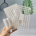 thumbnail image 4 of VALSEEL 1 Pcs 72 Hole Pen Cosmetic Stationery Makeup Brushes Drying Rack Brush Dryer Brush Drying Rack Makeup Brish Makeup Brush Rack Small Shelf, 4 of 7