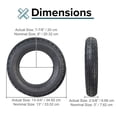 thumbnail image 2 of AlveyTech 14"x3" (3.00–8) Pneumatic Tire with QD005 Street Tread, Parts for Power Chairs & Scooters, 2 of 13