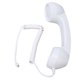 thumbnail image 3 of Teléfono retro multifunción a prueba de radiación, receptor de teléfono celular de mano para teléfonos móviles, computadoras, color blanco, 3 of 15