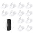 thumbnail image 1 of Uxcell 12 Pcs Soporte para Manguera de Drenaje de Lavadora (Se adapta a mangueras de 30-38 mm) - Clip autoadhesivo sin perforación para descarga de lavadora, transparente, 1 of 7