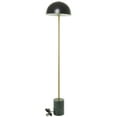 thumbnail image 6 of DecMode 62" Umbrella Style Black Floor Lamp with Black Metal Shade, 6 of 7