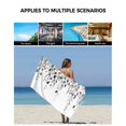 thumbnail image 5 of Grey Eucalyptus Leaves Towel Set of 3, Soft Microfiber Bath Towels, Hand Towel, Washcloths, Summer Farmhouse Leaf Quick-Dry Absorbent Towels for Bathroom Kitchen Hotel Beach Gym Spa, 5 of 7