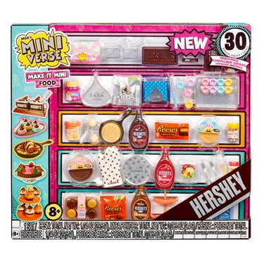 MGA's Miniverse Make It Mini Food Hershey Multi-Pack Mini Collectibles, Novelty Food Toy, Ages 8 