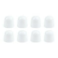 thumbnail image 4 of Siruishop 8 Pieces Toilet Seat Floor Bolt Caps Practical Screw Trim Cover for Home Use White, 4 of 8