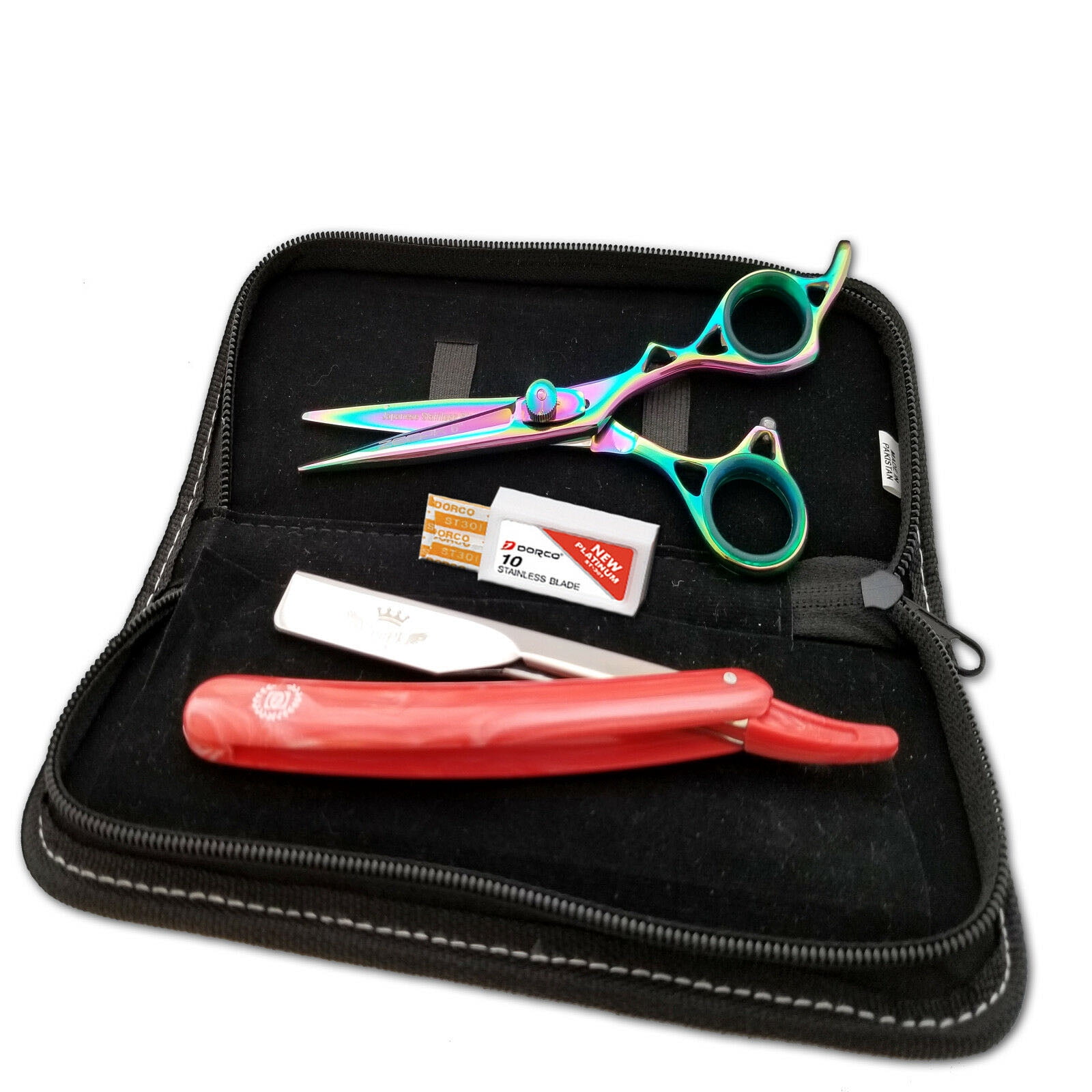 SALON STRAIGHT CUT THROAT SHAVING RAZOR SHAVER RASOIR NAVAJA RASOI NAVALHA BLADE