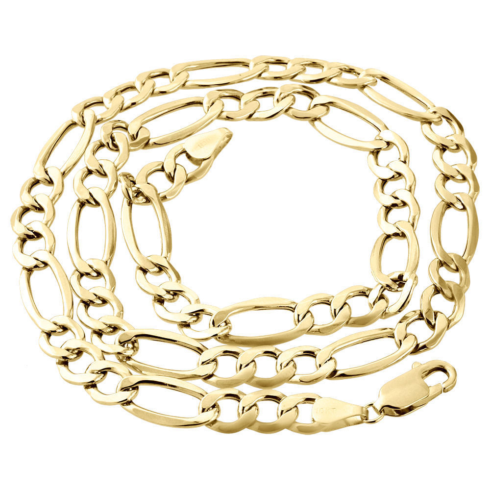 Figaro real gold chain Clearance