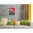 thumbnail image 4 of FBI Girl (Les Filles du Service Secret) - Starring Cesar Romero and Audrey Trotter - Vintage French Film Noir Movie Poster c.1951 - 8 x 12 inch Vintage Wood Art Sign, 4 of 4
