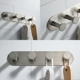 thumbnail image 3 of Kraus Bathroom Robe and Towel Hook with 4 Hooks, Brushed Nickel Finish, 3 of 8
