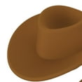 thumbnail image 6 of Tongina 4x Straws Covers Cap Silicone Straws Dust Plug Multiuse Cute Airtight Seal Straws Stopper Cowboy Hat Shaped for Household Hiking Brown, 6 of 7