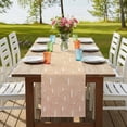 thumbnail image 4 of Table Runners 72 Inches Long Dress Scarves, Orange Ombre Farmhouse Kitchen/Dining Table Runner, Coffee Tablerunners, Farmhouse Stripes Modern Abstract Art 13x72 Inch, 4 of 9