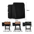 thumbnail image 3 of 73700 Grill Cover for Pit Boss 700FB, Classic 700, Lexington 500 and Lexington 540 Series Wood Pellet Grills, All Weather Protection Heavy Duty 600D Waterproof Fabric BBQ Grill Cover with Handle, 3 of 8