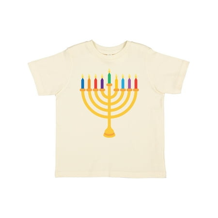

Inktastic Hanukkah Menorah Candles Gift Toddler Boy or Toddler Girl T-Shirt