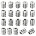 thumbnail image 1 of Unique Bargains Adaptateurs de Filetage Manchon Réducteur Écrou 20 Pcs M10x1.5 Mâle à M5x0.8 Femelle Réparation Insert Écrou 10mm, 1 of 7