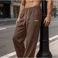 thumbnail image 5 of SOOMLON Viscose Pants for Men Big and Tall Long Pants Loose Elastic Waist Drawstring Trousers Cooling Draped Pants, 5 of 8