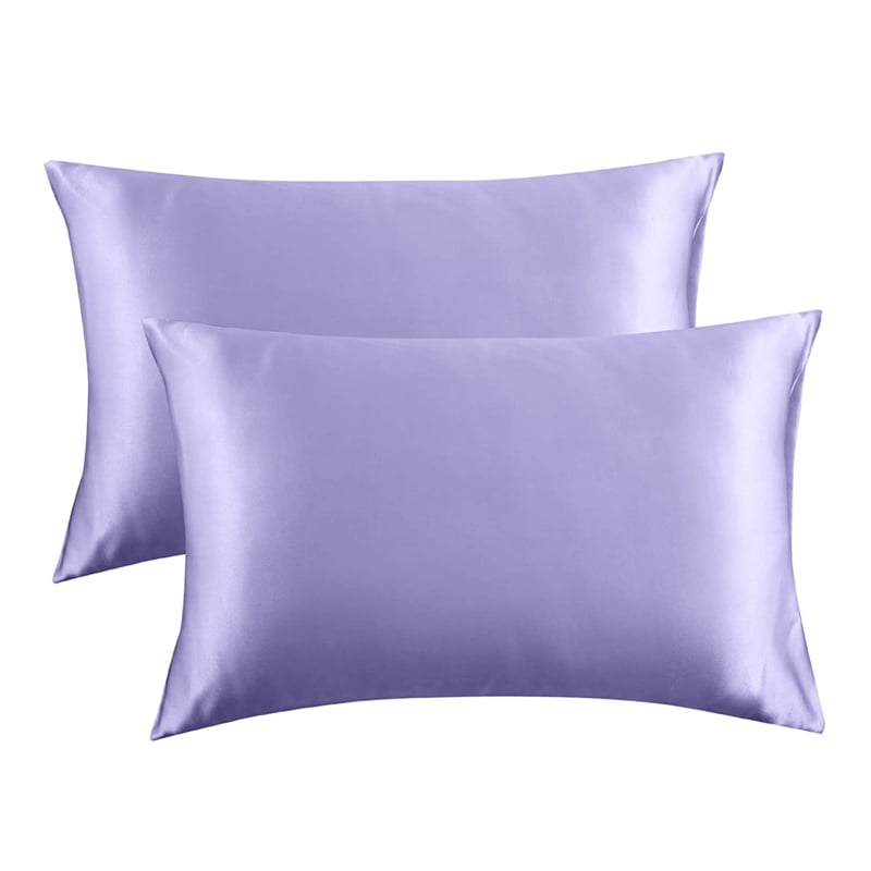 AUCHEN Silk Pillowcase, 2 Pack - Ultra Silky Satin Pillowcase for Hair
