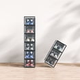 thumbnail image 4 of 18Pcs Shoe Box Set, Medium Black Plastic Mesh Modular Design for Home Storage, 35.00*25.00*19.00cm, 4 of 8