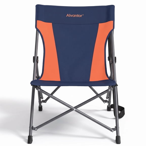 Alvantor High Back Folding Camping Chair for Adults, Breathable Fabric, Carry Strap