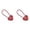 Red, variant on ZOURIH 1 Pack Combination Lock,3 Digit Heart Shaped Padlock for School Gym Locker,Cable Luggage Locks,Sports Locker Lock,Luggage,Fence,Backpack,Valentine Gift,Pink