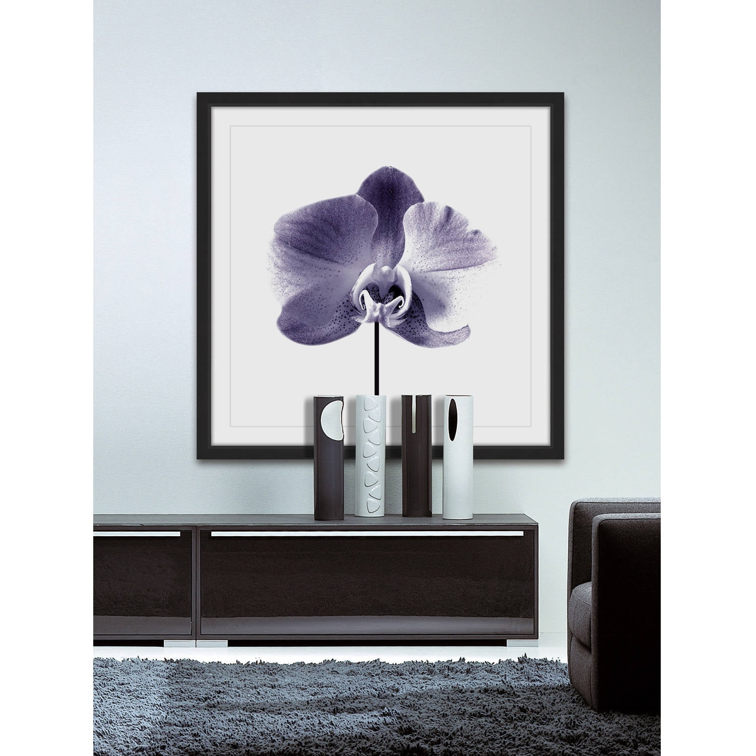 Marmont Hill "Smiling Iris" by Katarina Snygg Framed Painting Print