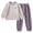 1Purple810, variant on ANINEO Outfit Sets Cozy Flannel Outfit Kids Warm Sleep Boys Girls Comfortable Home Wear Children Soft Thick For Cold Weather Fashionable Long Sleeve O-Neck Shirts And Pants Clothes Sets