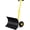 Black & Yellow, variant on ROVSUN Wheeled Snow Pusher Shovel, 29" Ergonomic Adjustable T‑Handle Heavy‑Duty Rolling Snow Plow, Angle‑Adjustable for Snow Removal (White & Yellow)