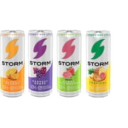 REIGN Storm Fitness & Wellness Energy Drink 4 Flavor Variety Pack 12 Fl Oz (Pack of 8)
