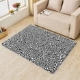 thumbnail image 1 of Black White Checkered Area Rug 2x3, Modern Trellis Rugs for Entryway Bedroom Living Room, Abstract Geometric Indoor Door Mat, Machine Washable Rug, Non Slip Soft Low Pile Home Decor Carpet 8IUp1-343, 1 of 7