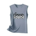 thumbnail image 4 of Meichang Soccer Mom Tank Tops for Women High Neck Tank Top Sleeveless Soccer Game Day Shirts Funny Mothers Day Tank Tops, 4 of 4