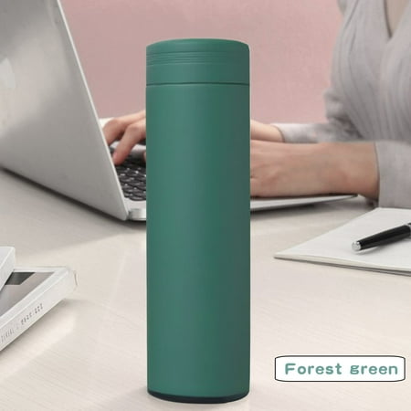 

Alueeu Intelligent Stainless Steel Vacuum Flask LED Temperature Display Vacuum Flask Smart 304 Stainless Steel LED Temperature Display Thermos Cup D