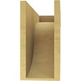 thumbnail image 4 of 7"W x 21"D x 14"H Classic Del Monte Rough Cedar Woodgrain TimberThane Corbel, Primed Tan, 4 of 6