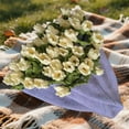 thumbnail image 3 of Handmade Crochet Flower Bundle Blanket Soft Light And Rose Bundle Knitted Parabolic Blanket Day Birthday Home Decoration DIY Material Package, 3 of 6