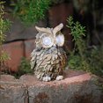 thumbnail image 3 of Búho de luz solar Decorativo Animal Pájaro Escultura decorativa llevada al aire libre Novedad Luz de jardín solar, 11 Feliz Sencillez, 3 of 5