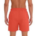 thumbnail image 3 of Domuza Men's Swim Trunks Lightweight Comfy Beach Shorts with Pockets Saffron 2XL, 3 of 3