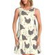 thumbnail image 1 of Fotbe Funny Chicken Vestido de Verano sin Mangas para Mujer – Vestido Midi Línea A, Estilo Camiseta Floral, Vestido Playero Casual y Fluido, 1 of 7