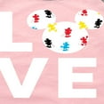 thumbnail image 3 of Mickey & Friends - Mickey Love Fill - Toddler And Youth Girls Raglan Graphic T-Shirt, 3 of 5