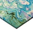 thumbnail image 5 of Karina Blue Contemporary Artistic Color Splash 1'8" x 2'6" Non-Skid Accent Rug, 5 of 5
