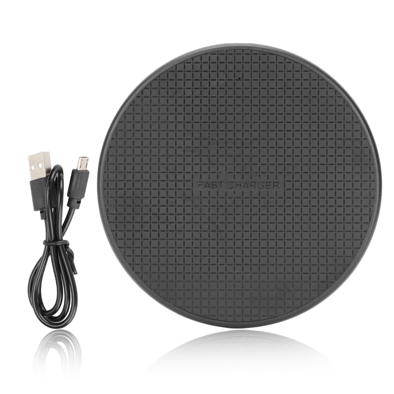 Wireless Charger, 5W Power Fast Charging Cordless Phone Charger  For Home For Office Black