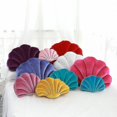 thumbnail image 2 of Luxury Shell Stuffed Pillow Velvet Pillow Sea Shell Household Decoration Bed Sofa Cushion, 2 of 4
