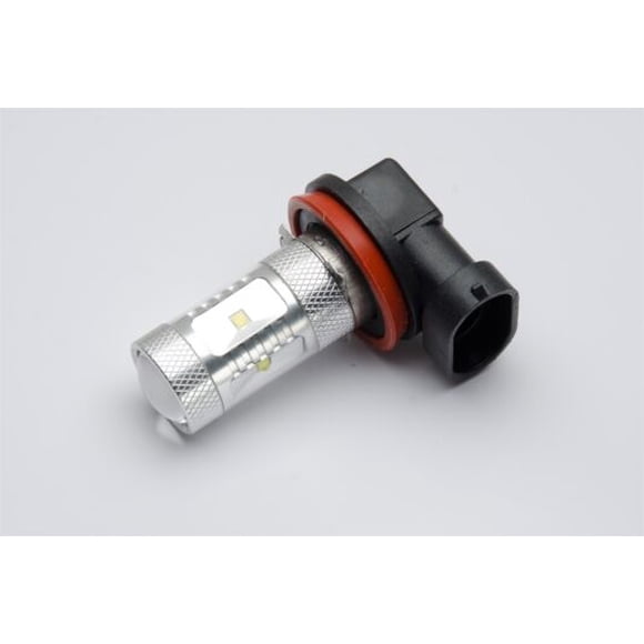 Putco Driving/Fog Light Bulb 250008W Driving/Fog Light Bulb; Optic 360; H8; Cree LED; 30 Watt; Fog Beam; White; 800 Lumens; 6000K Light Color Temperature; 12 To 24 Volt; Set Of 2
