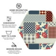 thumbnail image 4 of Balery 6 Pcs Patchwork In Country Styleleather Coasters Set, Drink Table Cup Coasters For Living Room Kitchen Coffee Decor, 4 of 9