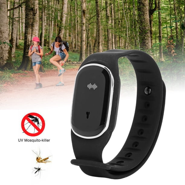 Pulsera Repelente De Mosquitos Ultrasónica, Reloj Repelente De Mosquitos Con Carga USB Ultrasónica Para Exteriores