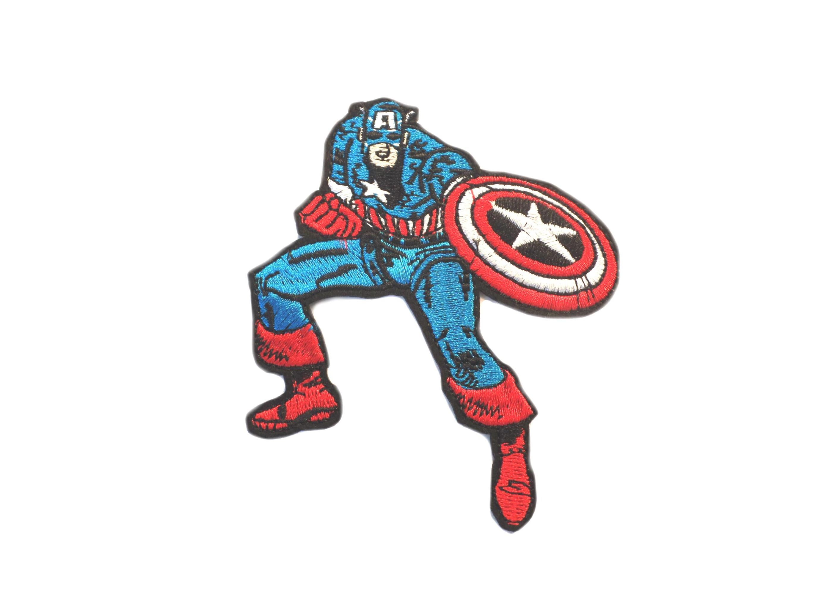 20pcs/set Marvel Superhero Iron On Patches For Clothes Decorative  Embroidered Sew On Cartoon Anime Spiderman Diy Patches Applique