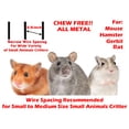 thumbnail image 2 of QueipA 3-Levels 20" Black Chew-Proof Chinchilla Mouse Rat Mice Degu Rabbit Glider Cage, 2 of 8
