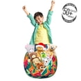 thumbnail image 3 of Grunge Storage Toy Bag Chair, Colorful Graffiti Inspired Pattern Cool Crazy Funky Display Urban City Street Art, Stuffed Animal Organizer Washable Bag, Large Size, Multicolor, by Ambesonne, 3 of 3