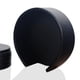 thumbnail image 3 of Juego de 6 posavasos de cuero para bebidas, alfombrilla redonda para taza para uso doméstico y en la cocina, color negro, 3,94 pulgadas Zhivalor SNFLD1093, 3 of 9