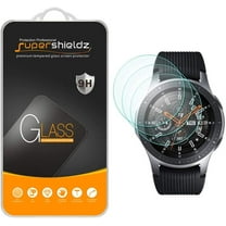 [3-Pack] Supershieldz for Samsung Galaxy Watch (46mm) Tempered Glass Screen Protector, Anti-Scratch, Anti-Fingerprint, Bubble Free
