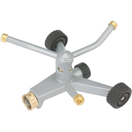 3 Arm Revolving Sprinkler - Gilmour WS45OS 3-Arm Metal Square Pattern Rotary Sprinkler