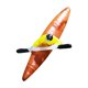 thumbnail image 4 of Estatuilla de Kayak, adorno creativo, estatua de Kayak para piscina exterior de estanque Rojo, 4 of 8